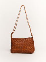 MINA WOVEN LEATHER BAG
