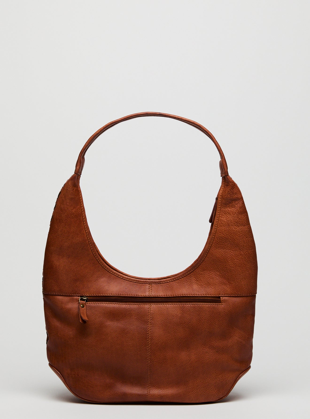 HOBART WOVEN LEATHER BAG