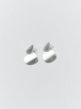 FRANKIE BRUSHED METAL EARRING