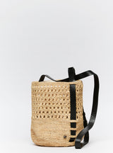 SERAPHINA RAFFIA BUCKET BAG