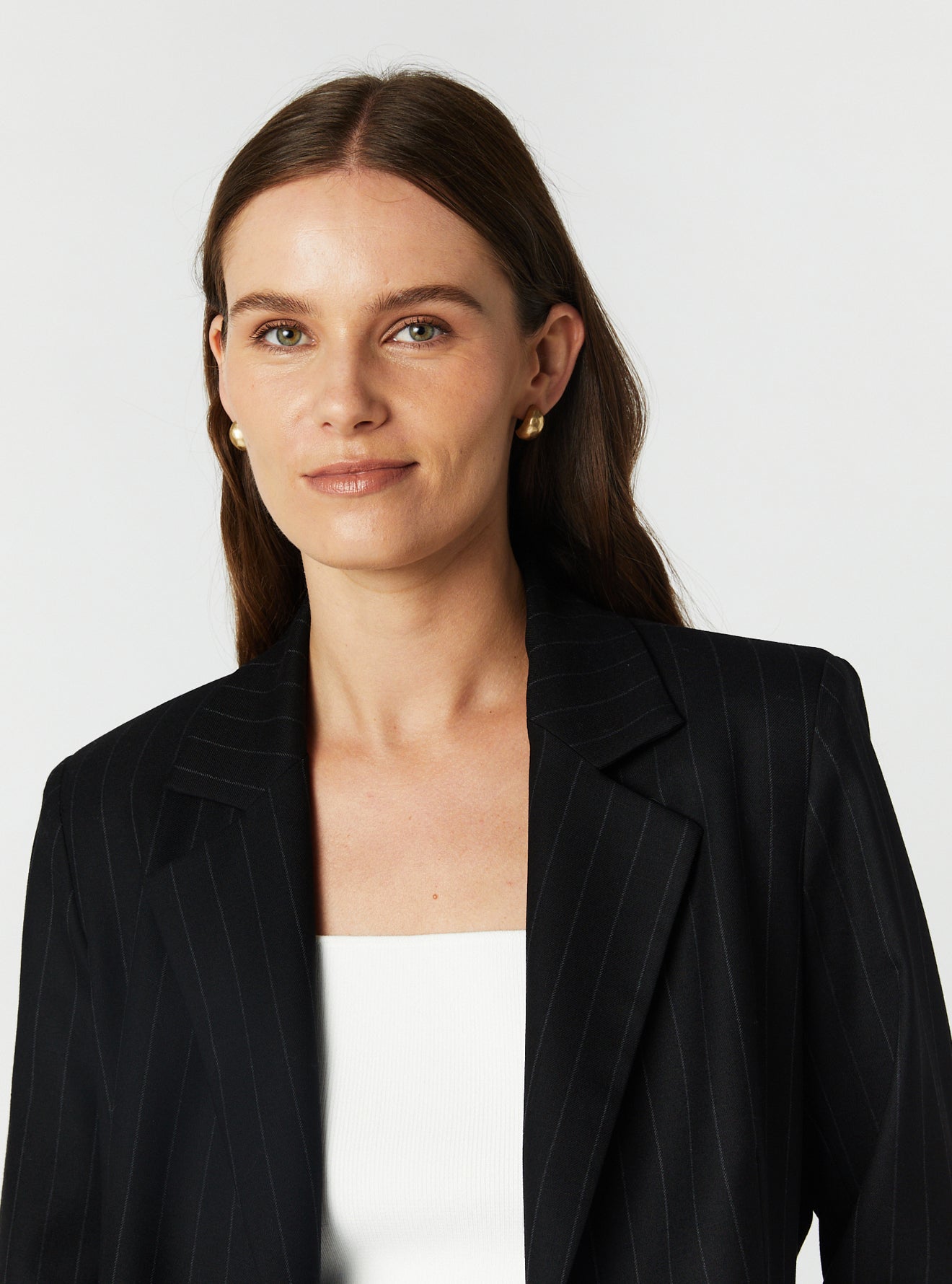 ELENA PINSTRIPE JACKET