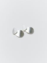 FRANKIE BRUSHED METAL EARRING