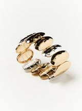 HAMMERED OVAL BRACELET