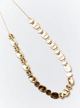 IRREGULAR DISC NECKLACE